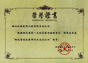 湖北省建筑装饰行业龙头企业